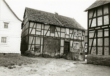 Fachwerkhaus in Stadtallendorf, 1970er Jahre?