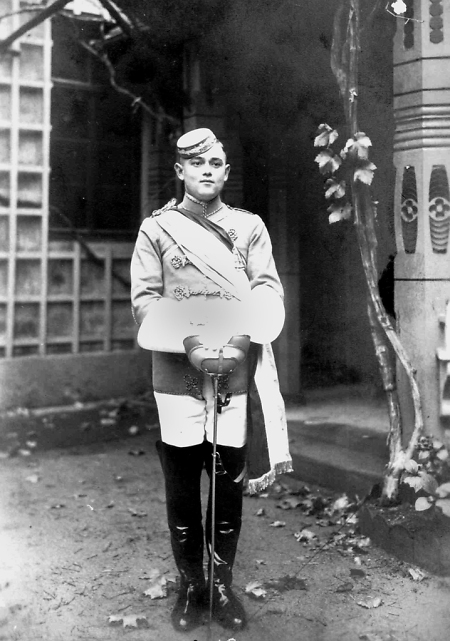 Junger Mann aus Queckborn als korporierter Student, 1930