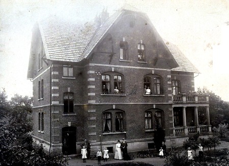 Fabrikantenvilla in Wetterburg, um 1900