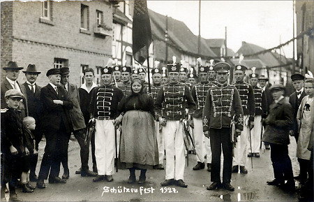 Schützenfest in Wetterburg, 1927
