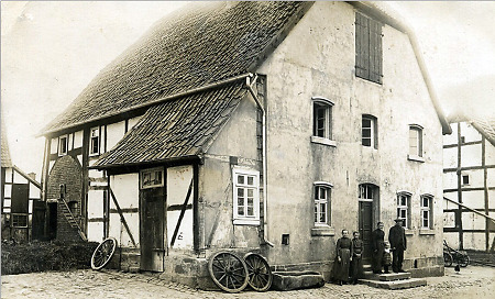 Schmiede in Wetterburg, um 1890