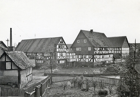 Blick auf ein Gehöft in Walgern, 1939