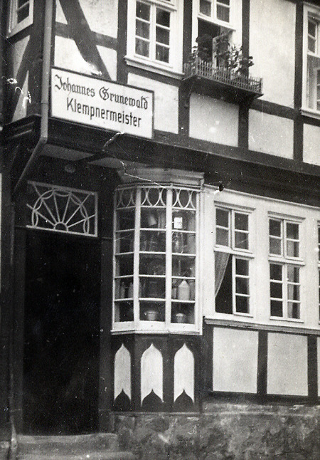 Hauseingang in Allendorf, 1935