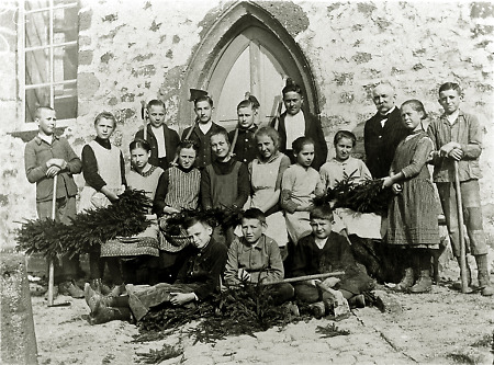 Konfirmanden in Burkhardsfelden, 1926