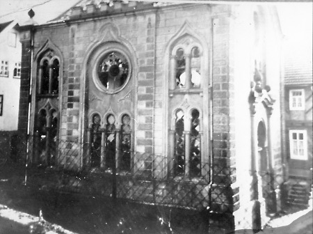 Die ehemalige Synagoge in Gersfeld, 1938