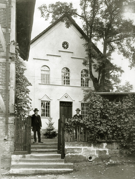 Die Synagoge in Herleshausen, vor 1938