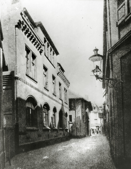 Das ehemalige jüdische Gemeindehaus in Offenbach, um 1900