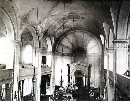 Das Innere der Neuen Synagoge in Kassel, um 1880?