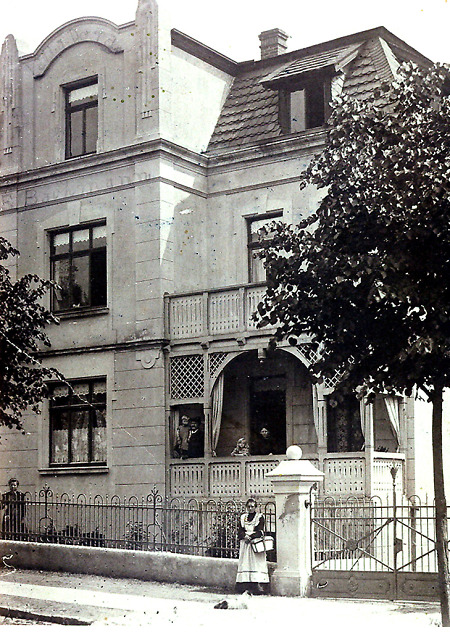 Großbürgerliches Haus in der Ziegenhainer Straße in Homberg (Efze), vor 1914