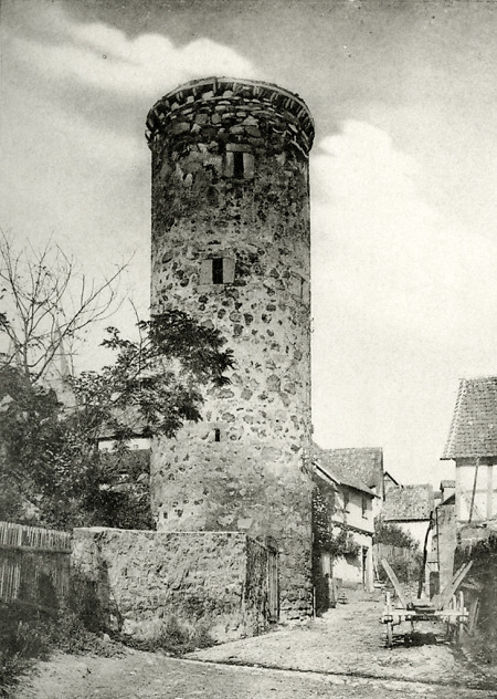Der Turm am Fritzlarer Wuintertor, 1901