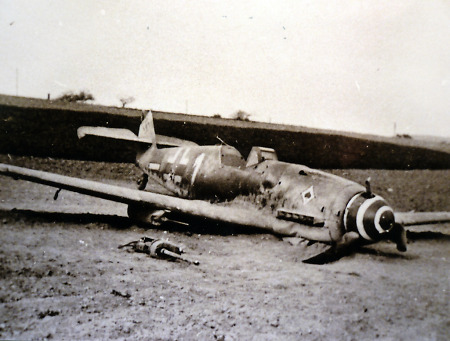 Abgestürztes Flugzeug bei Brandoberndorf, 1944