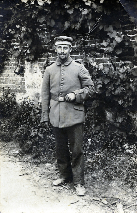 Soldat aus Marburg während des Ersten Weltkriegs, 1917