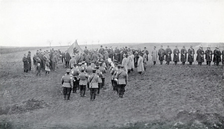 Begräbnis eines Gefangenen bei Limburg, 1914-1918