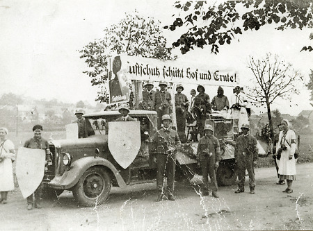 Propagandafahrt für Luftschutz in Niederaula, 1939-1944