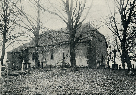 Die Brigidenkirche auf dem Büraberg, vor 1930