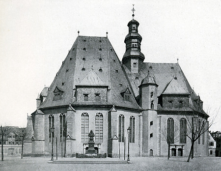 Die Wallonisch-niederländische Kirche in Hanau, vor 1930