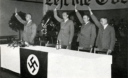 Gregor Strasser in der Volkshalle in Gießen, 14. Juni 1932