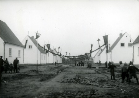 Einweihung einer Siedlung in Bensheim, 23. Oktober 1934