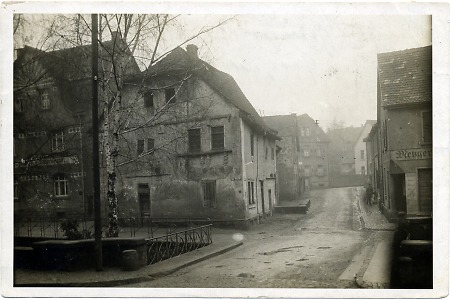 Haus am Oberen Rinnentor in Bensheim, vor 1920