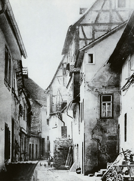 Hirschgasse in Horschhorn, 1920er Jahre