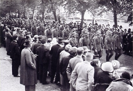 Marsch durch Bensheim, um 1936