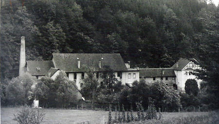 Papiermühle in Thalitter, um 1950