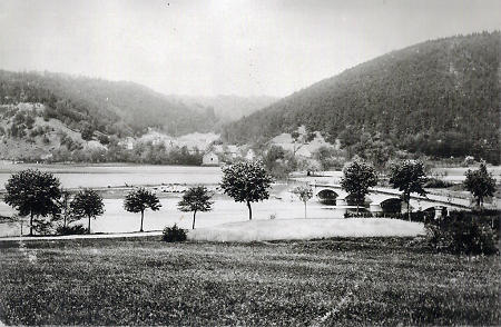 Alt Asel mit Ederbrücke, um 1910