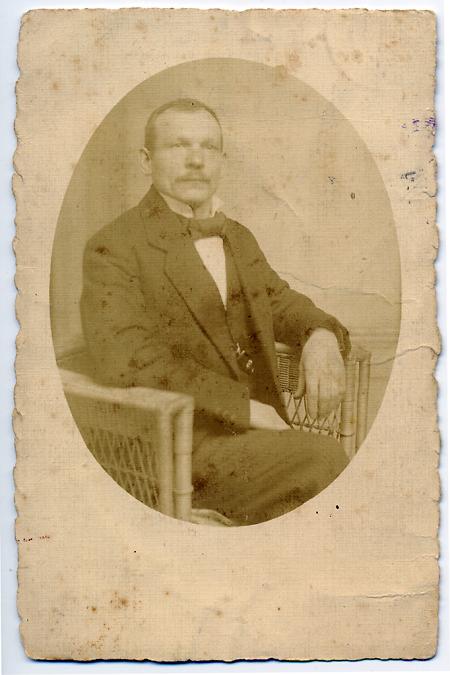 Porträt eines älteren Mannes aus Kassel, um 1914