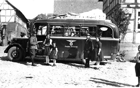 Wagen der Deutschen Reichspost, 1933-1945