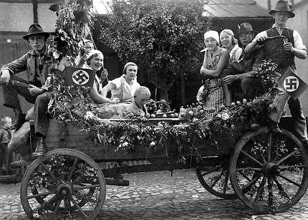 Erntedankfest in Frankenberg, 1933