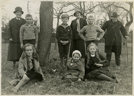 Frankenberger Familie beim Ausflug, um 1925