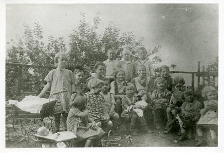 Kinderfest in Frankenberg, um 1905