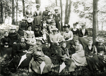 Schüler in Frankenberg, um 1914-1916