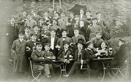 Burschenschaftler, um 1900