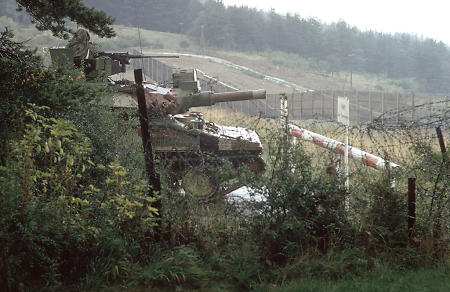 Amerikanische Kampf-Übung an der deutsch-deutschen Grenze, 1. Mai 1979