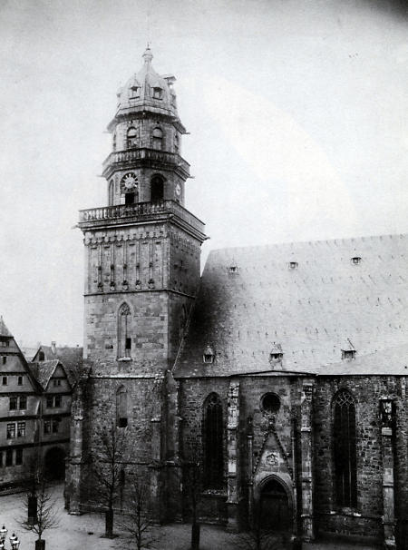 Martinskirche in Kassel, vor 1889