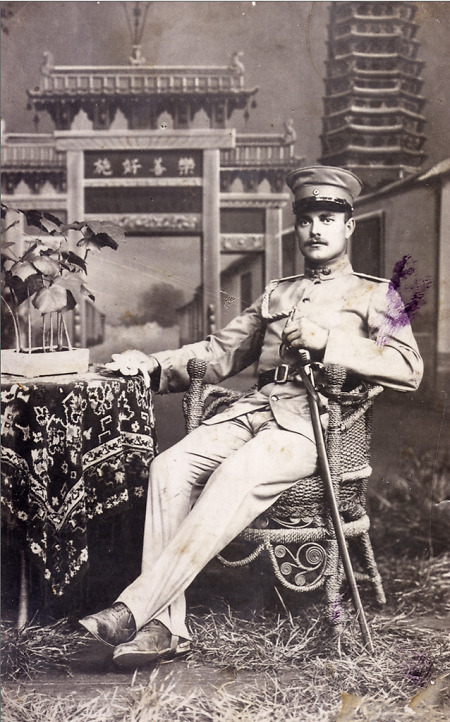 Soldat aus Haubern in Tsingtau, 1912