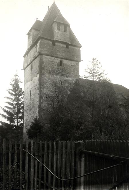 Dorfkirche in Sterzhausen, um 1900