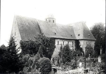 Kirche in Großendorf, um 1900