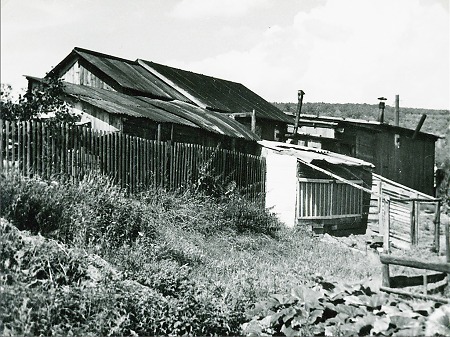 Behelfsheim „An der Weide“ in Gelnhausen, 1950er Jahre