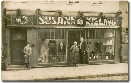 Damen-Modegeschäft in Gelnhausen, 1926