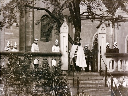 Kaiser Wilhelm II. bei seinem Besuch in Gelnhausen, 14. Oktober 1906