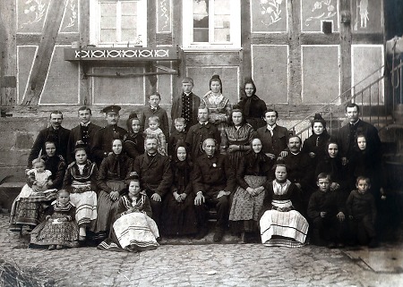 Goldene Hochzeit in Mölln, um 1910/11