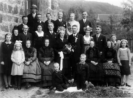 Hochzeit in Nordeck, 1936