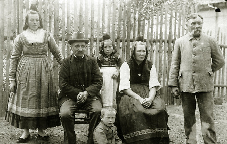 Familie aus Ebsdorf, um 1920