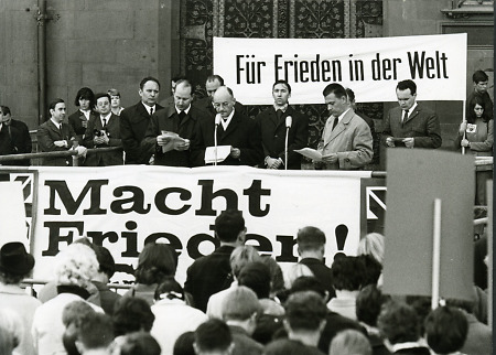Friedenskundgebung der Katholischen Jugend in Frankfurt, 6. April 1968