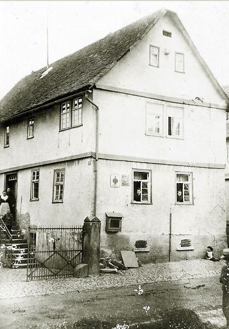 Haus in Hachborn als Sitz des Bürgermeisters, um 1910?