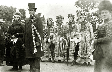 Hochzeit in Hachborn, vor 1914?