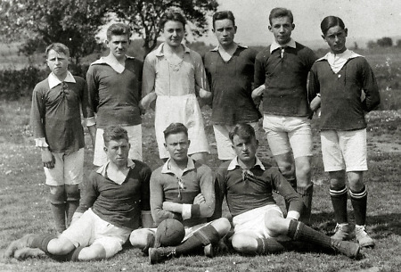 Fußballmannschaft aus Hachborn, 1950er Jahre