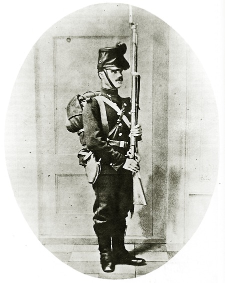 Infanterist der Herzoglich Nassauischen Brigade, 1866